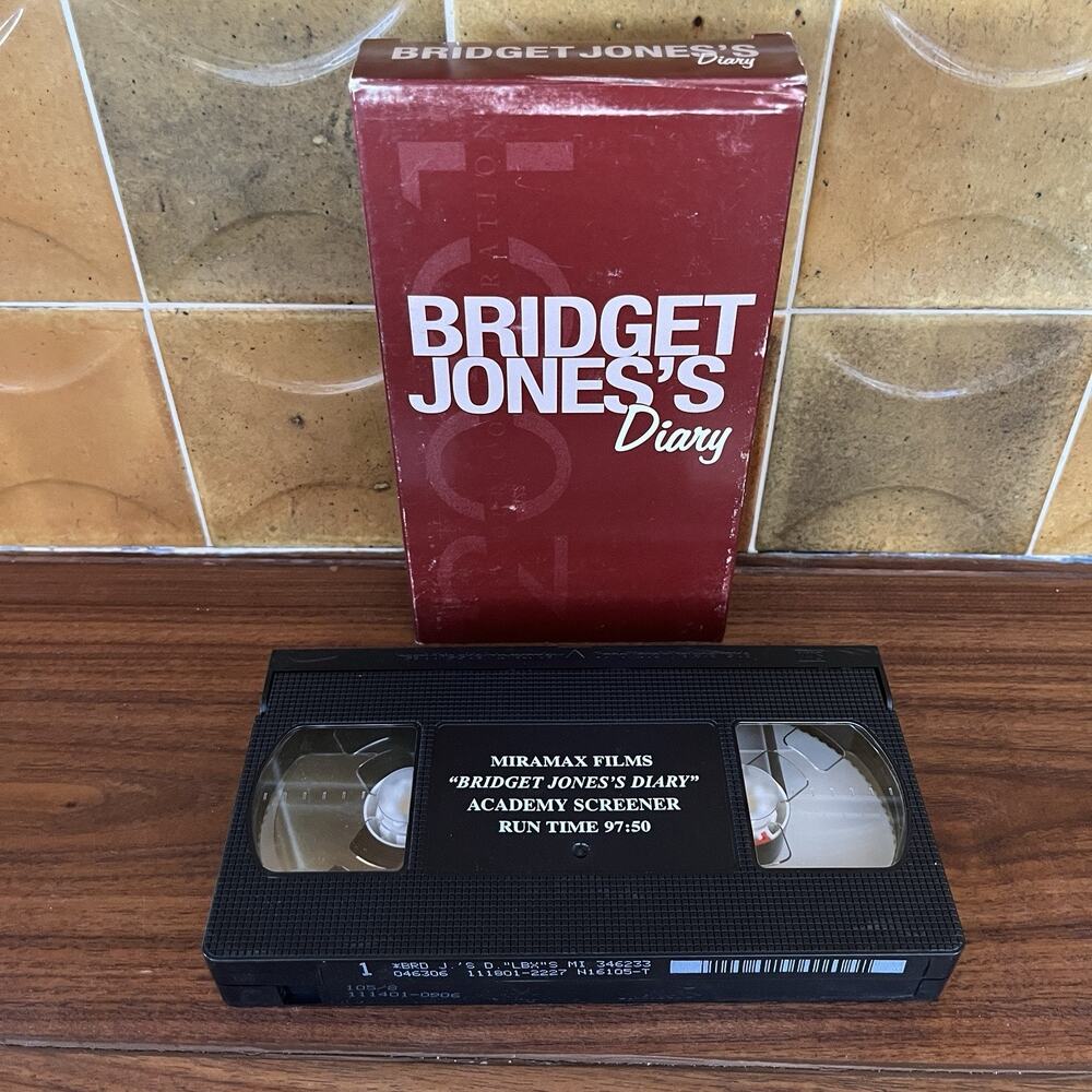 Bridget Jones's Diary VHS 2001 Academy Awards Screener FYC Miramax